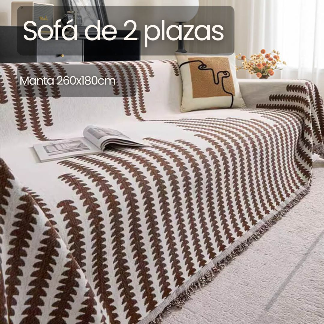Manta sofá 2 plazas