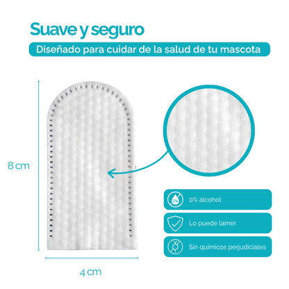 Toallitas dentales para mascotas