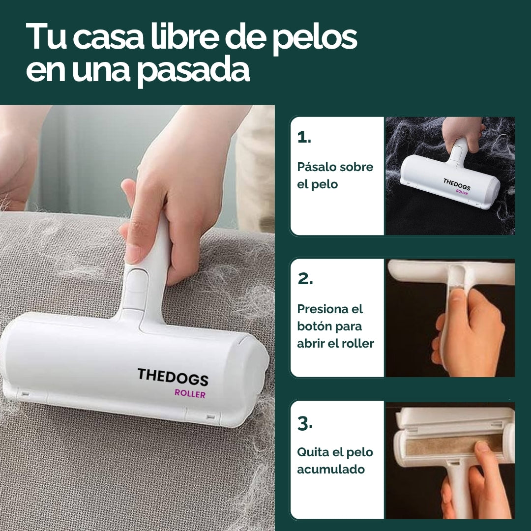 THE DOGS Roller: Elimina pelos y pelusas