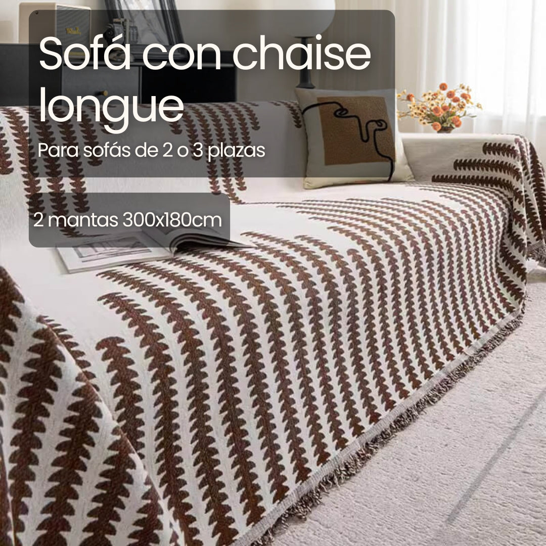 Manta para sofá anti arañazos