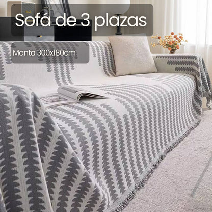 Manta para sofá anti arañazos