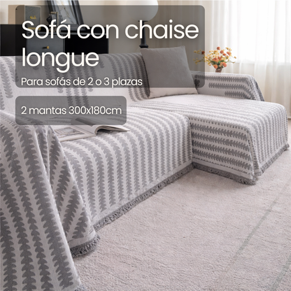 Manta de sofá anti arañazos