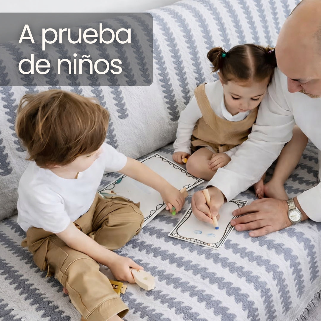 Manta para sofá anti arañazos