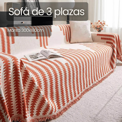Manta para sofá anti arañazos